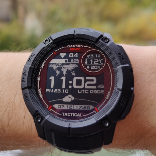 Instinct Tactical watch face Garmin Connect IQ