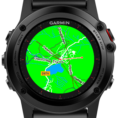 Карта россии часы garmin