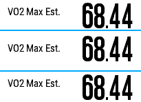 Vo2 Max Estimator Running Garmin Connect Iq