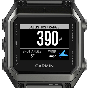 Garmin ballistic hot sale watch