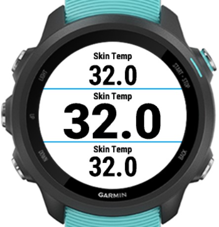 Temperature Record Garmin Connect IQ