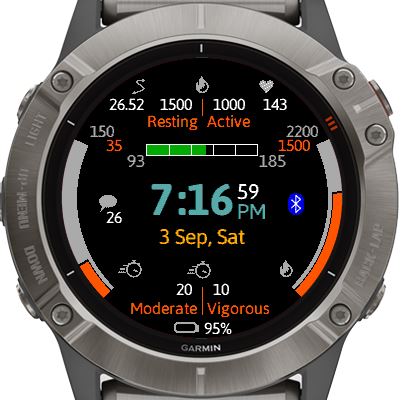 Best garmin fenix discount 6x watch faces