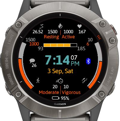 Best garmin vivoactive 3 best sale watch faces