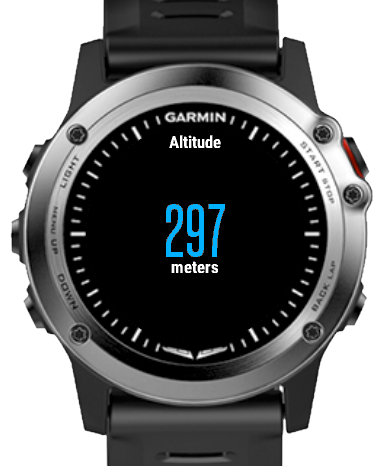 vivoactive altimeter