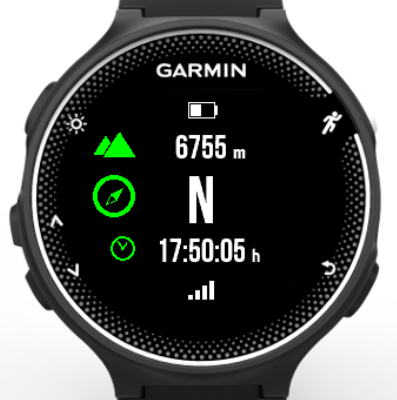 garmin 235 elevation