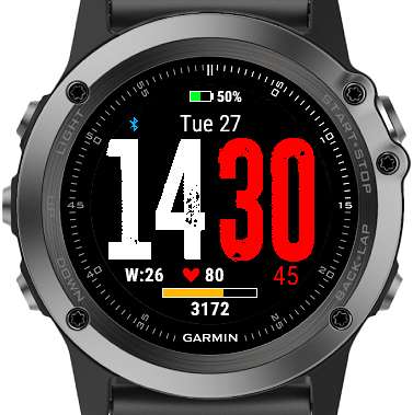 Garmin connect iq watch face not working