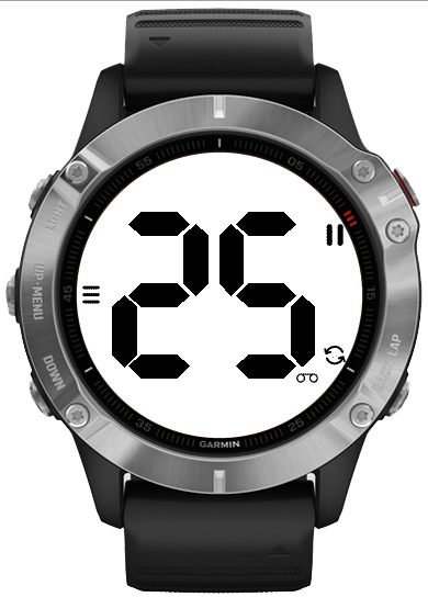 Garmin watch countdown online timer