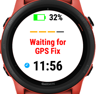 Garmin vivoactive 3 waiting best sale for gps