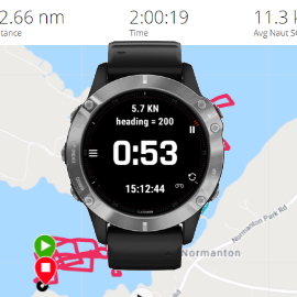 Smart watch store sailing app