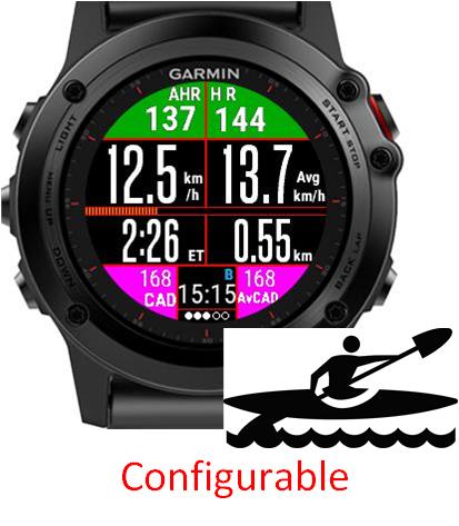 Dozen Paddle Kayak Garmin Connect IQ