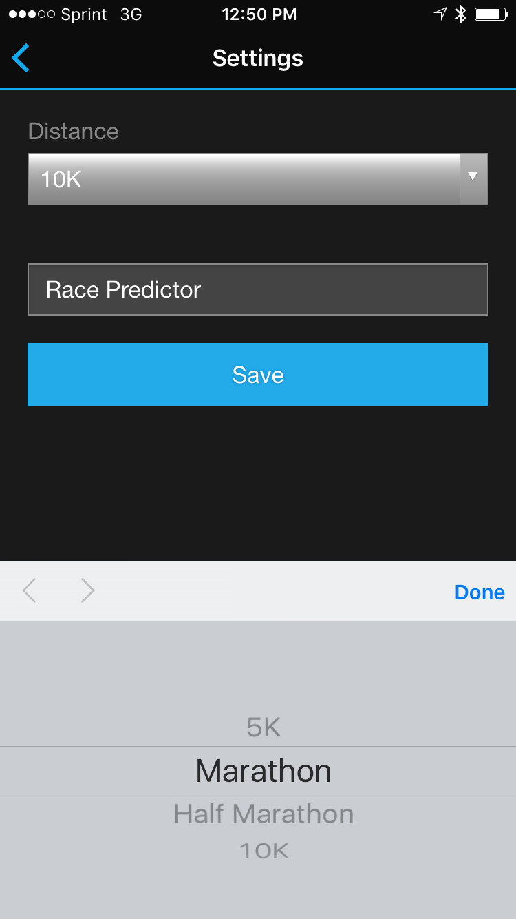 Race Predictor  Running Time Calculator