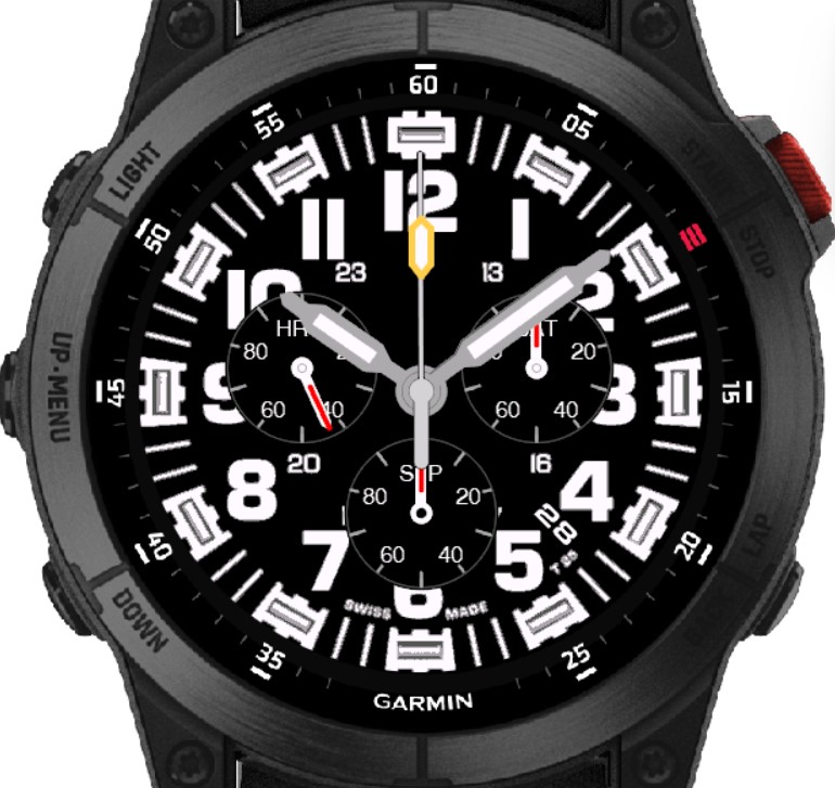 Navy Seal Chrono Garmin Connect IQ