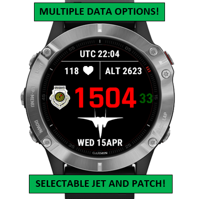 Garmin military watch clearance face