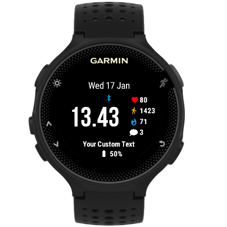 garmin forerunner watch faces