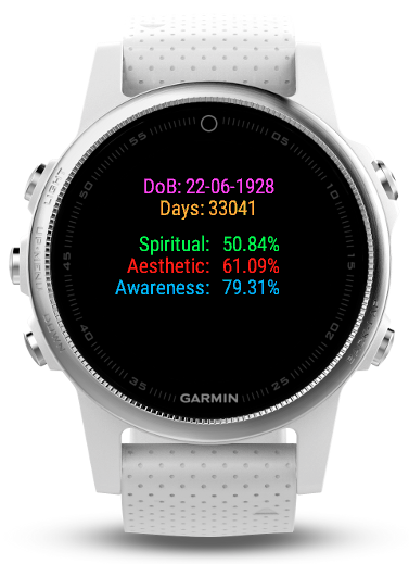 Biorhytm Widget for Garmin devices | Garmin Connect IQ