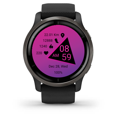 Garmin vivoactive best sale 4 blue triangle