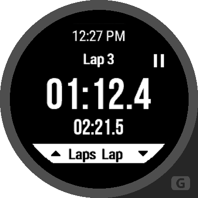 garmin forerunner 30 stopwatch