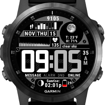 Garmin watch face app for wear os