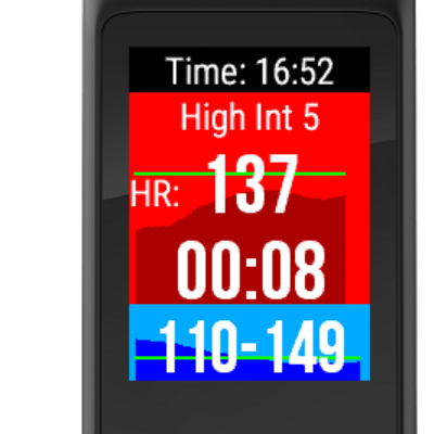 garmin vivoactive 3 interval training