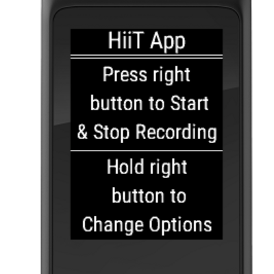 Best way to discount track hiit on garmin