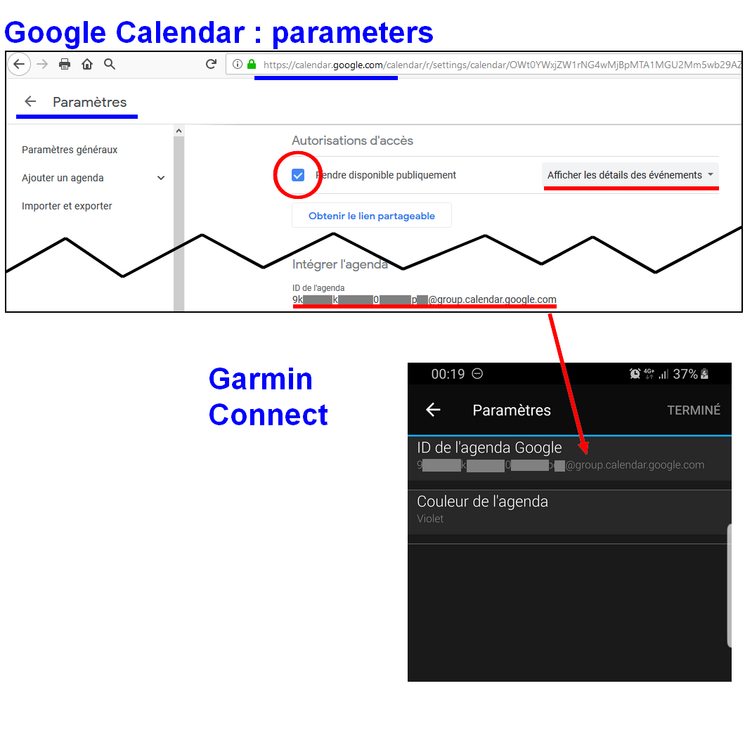 garmin vivoactive 3 google calendar