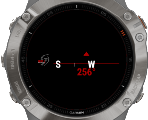 Garmin discount compass widget