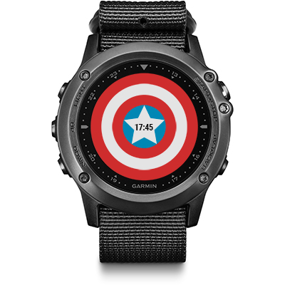 captain america garmin watch