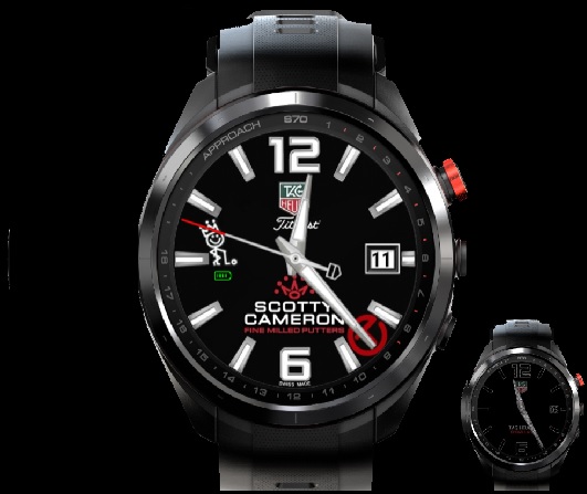 TAG HEUER TITLEIST Watch Face AOD Support Garmin Connect IQ