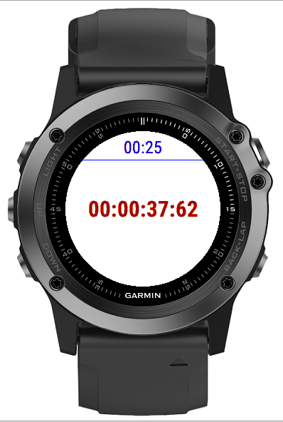 fenix 5 stopwatch