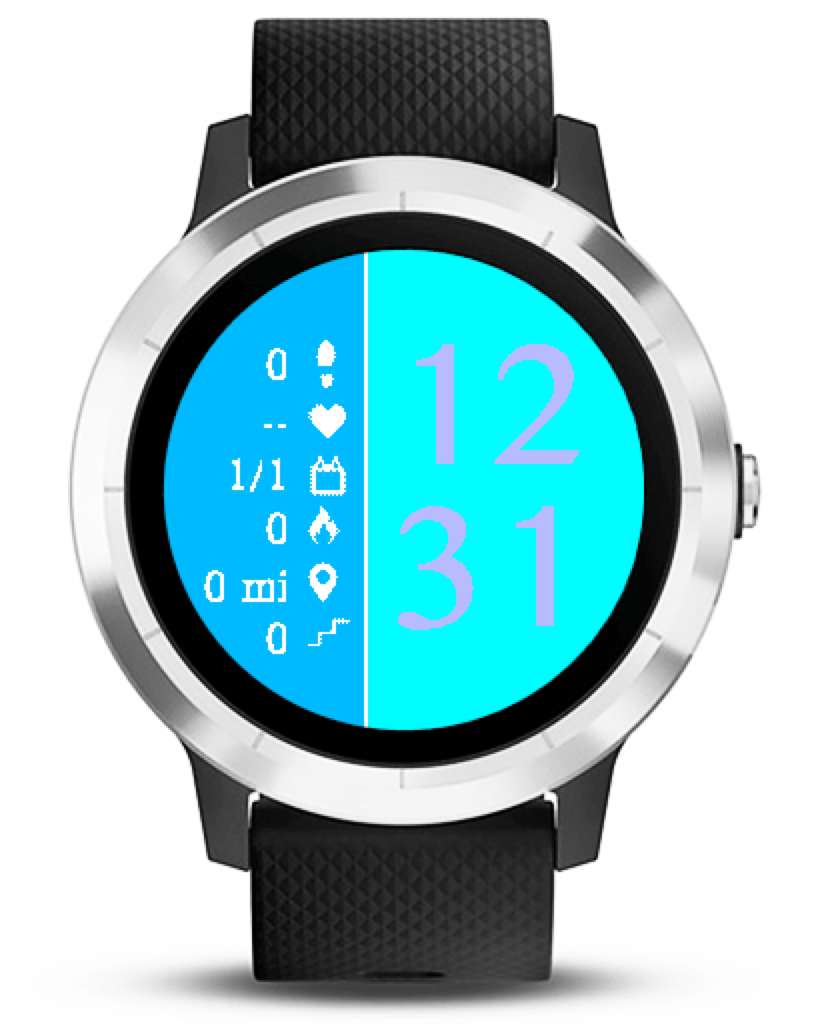 Garmin vivoactive 3 watch face sales with heart rate