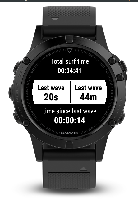 Garmin surf online activity