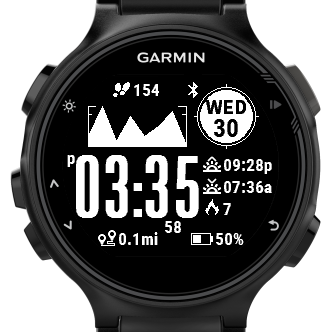 Watch faces for store garmin forerunner 235