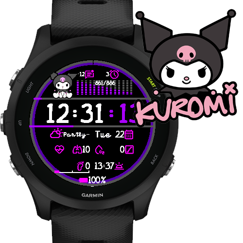 Kuromi Garmin Connect IQ