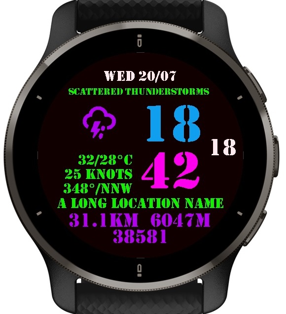 Garmin vivoactive best sale 4s weather