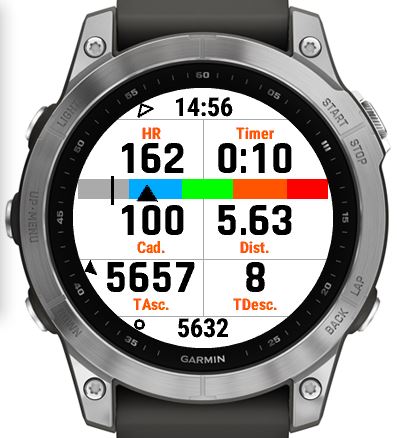 Nordic walking best sale garmin fenix 5