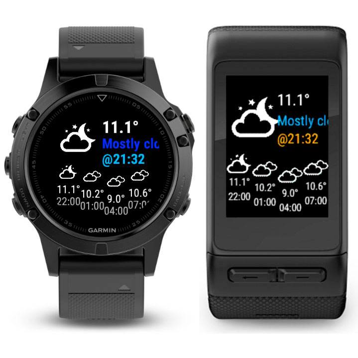 Garmin forerunner 35 hotsell weather app