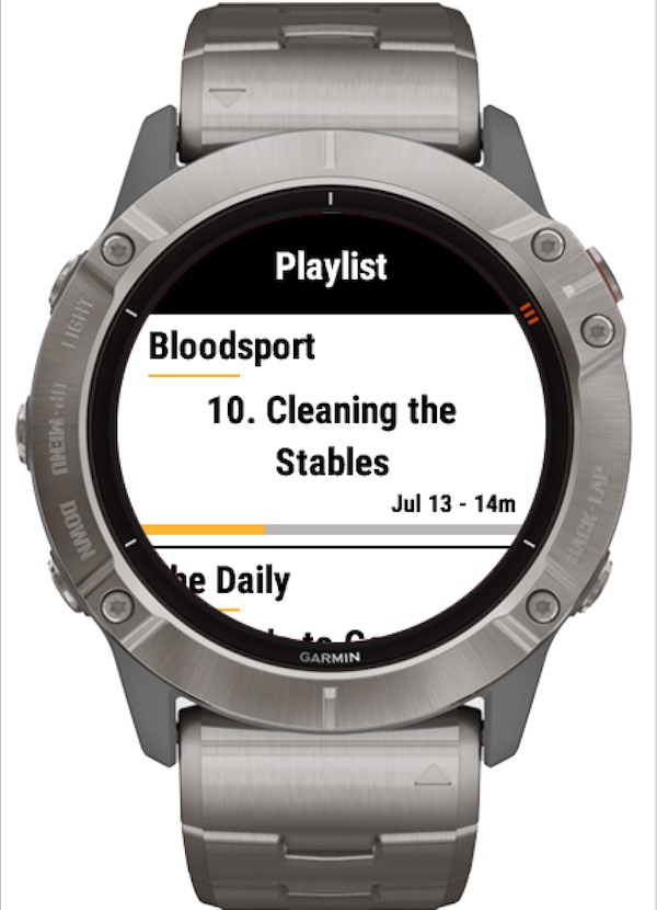 playrun, all podcasts on your Garmin watch | Garmin IQ