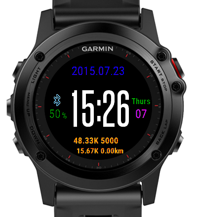 Garmin fenix store 3 hr apps