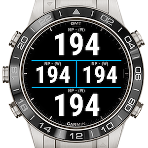 Black watch face