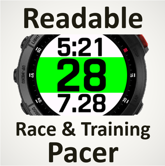 Readable R T Pacer Garmin Connect IQ