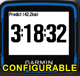 ゴールタイム予測 Garmin Connect Iq