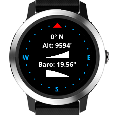 Garmin store vivoactive altimeter