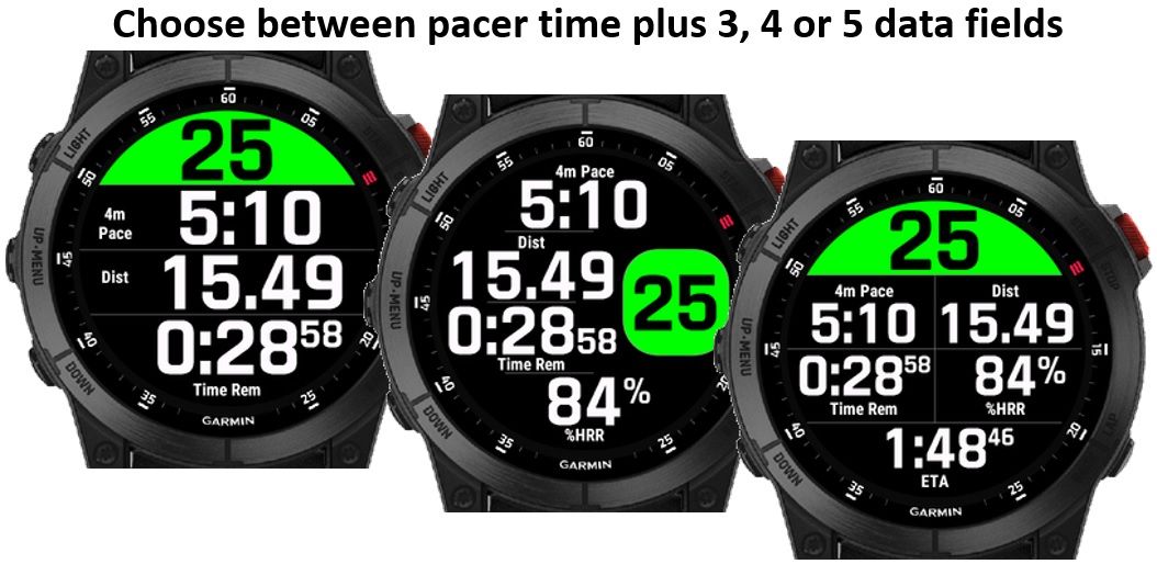 Garmin best sale current pace