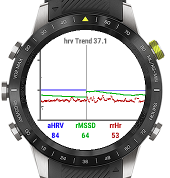 Monitor best sale hrv garmin