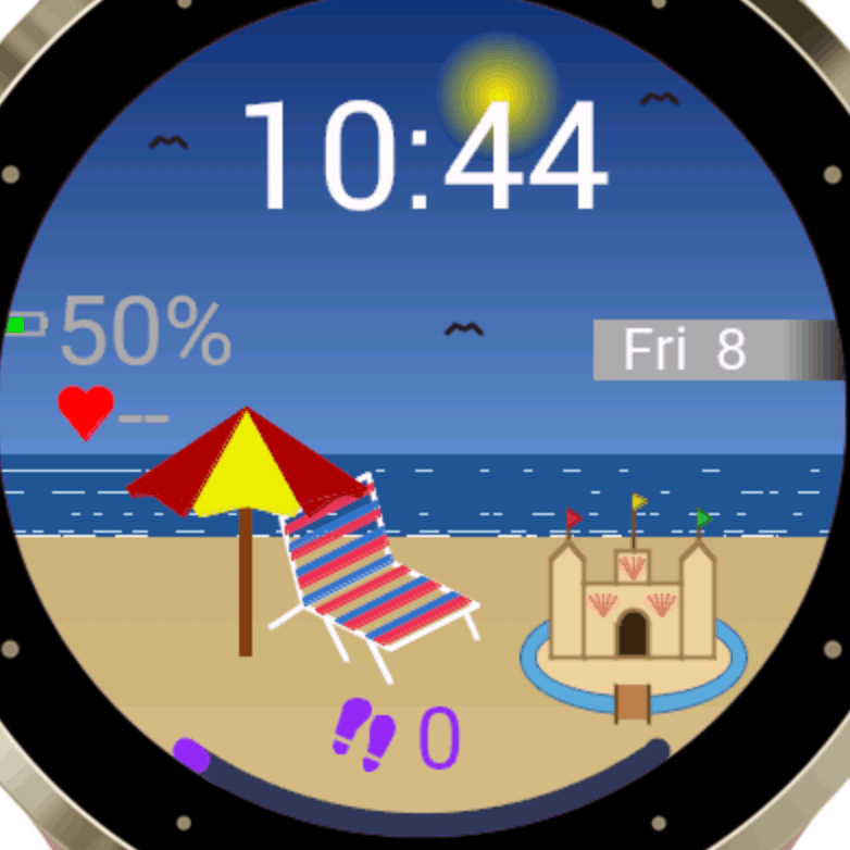 Beach Watch Face