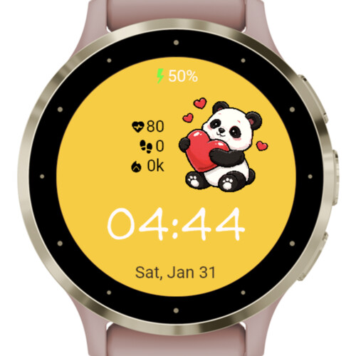 Valentine Panda Heart
