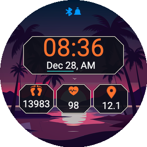 Sunset AMOLED Distance