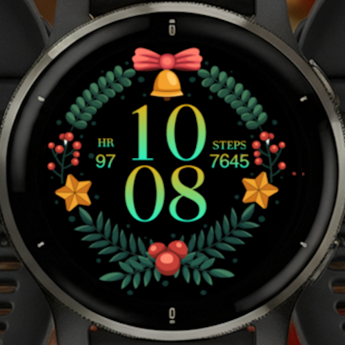 Chrismas Decor — official Connect IQ artwork
