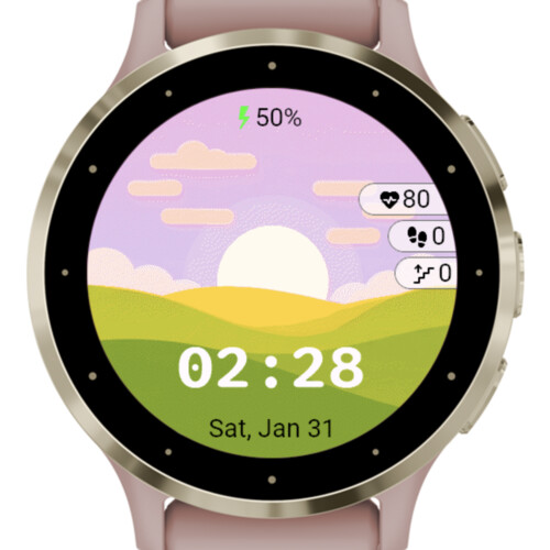 Pastel Sunrise Hills