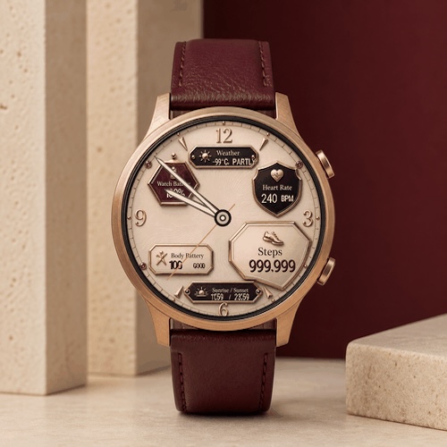 Guilloche Eight Analog — official Connect IQ artwork